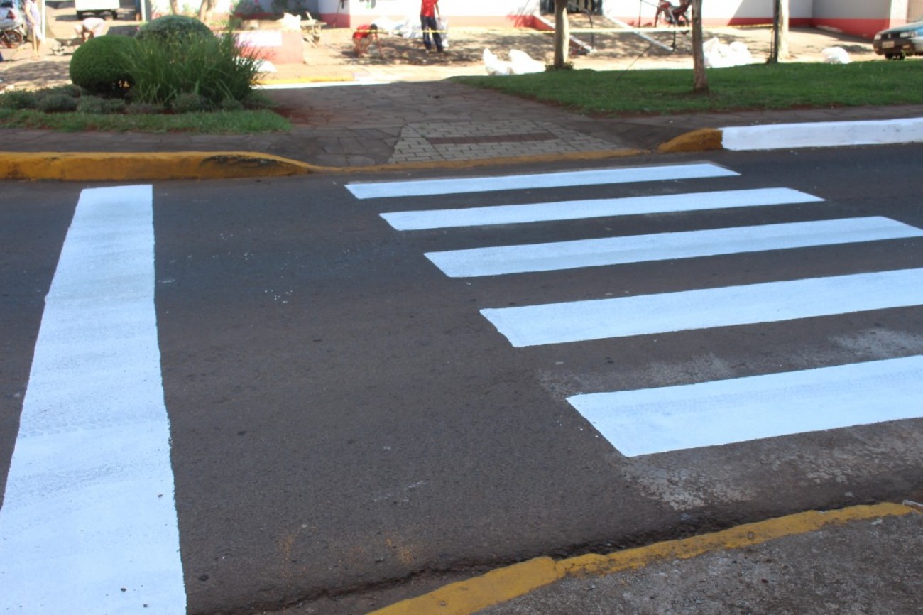 Pontos de Tapejara recebem melhorias na sinalização