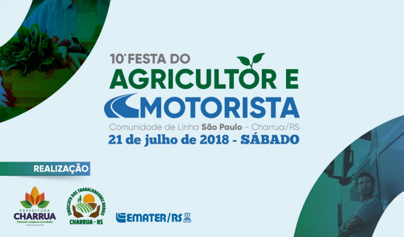 10ª Festa do Agricultor e Motorista de Charrua será em julho