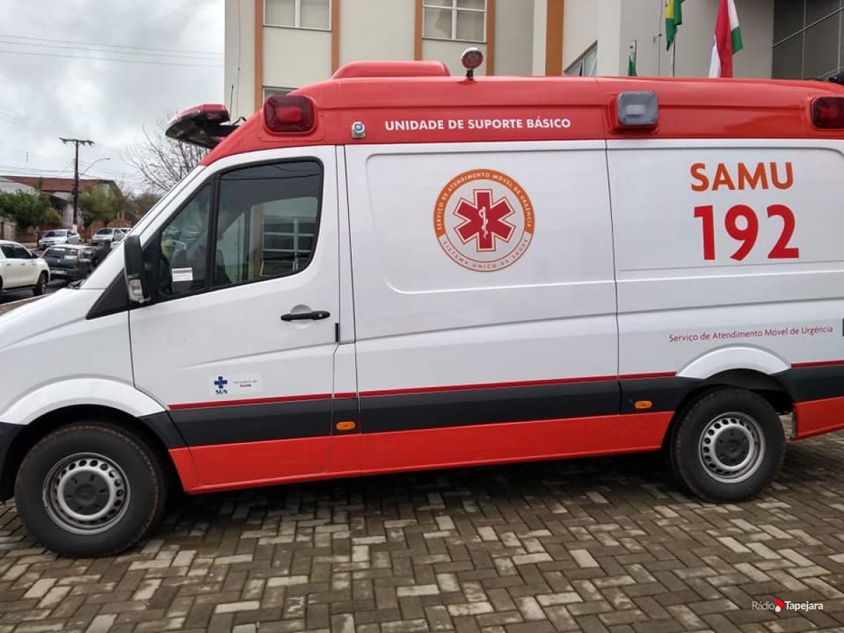 Tapejara recebe nova ambulância para o SAMU