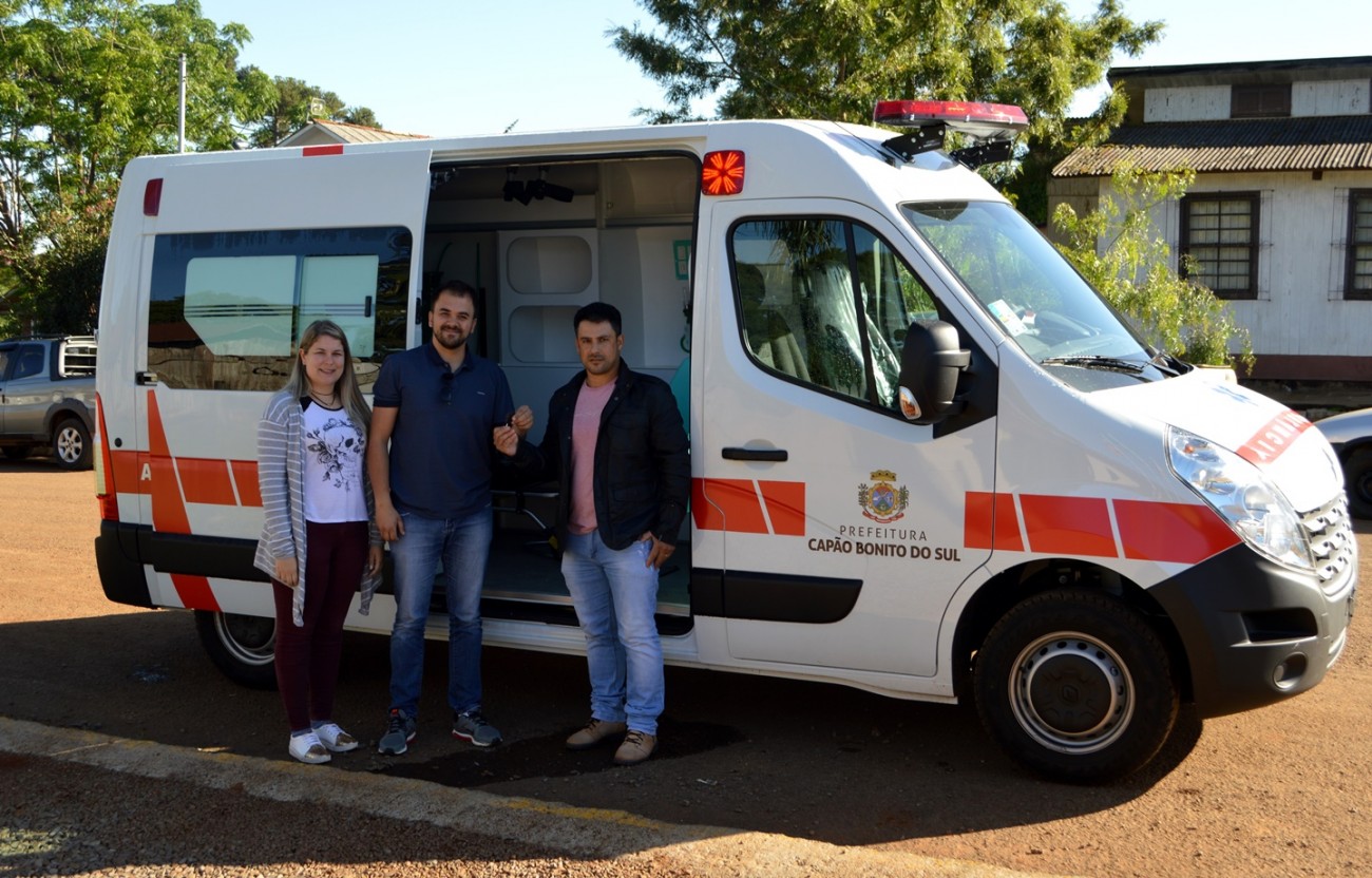 Capão Bonito do Sul adquire ambulância nova para a Secretaria da Saúde