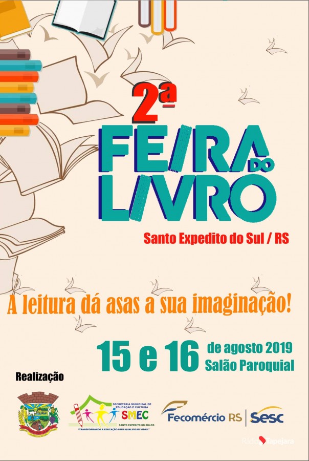 Santo Expedito do Sul terá segunda edição da Feira do Livro neste mês