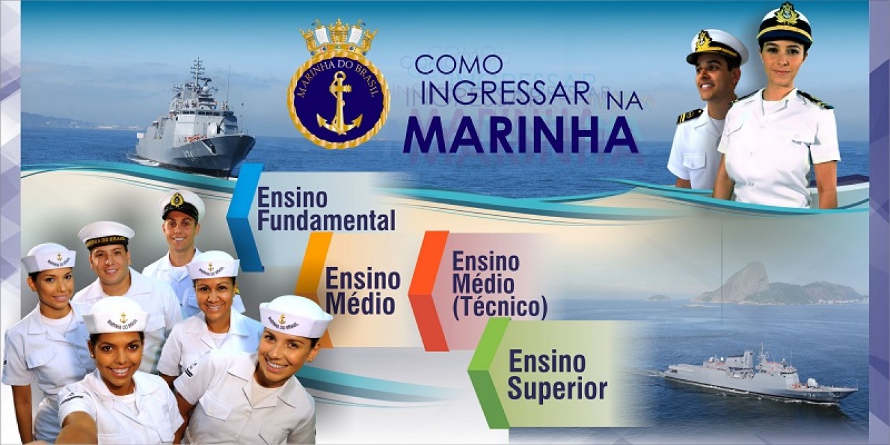 RS tem 26 vagas para concurso da Marinha do Brasil