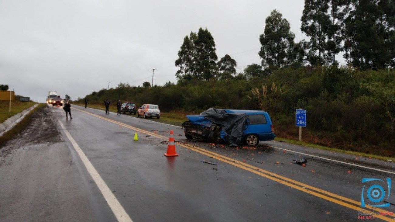 Acidente resulta em duas mortes na BR-285