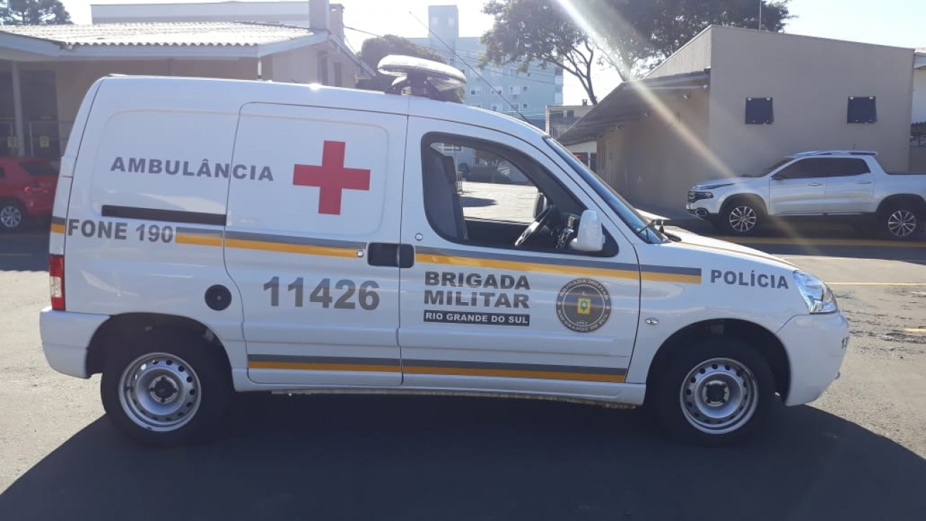 13º BPM transforma viatura em ambulância em Erechim