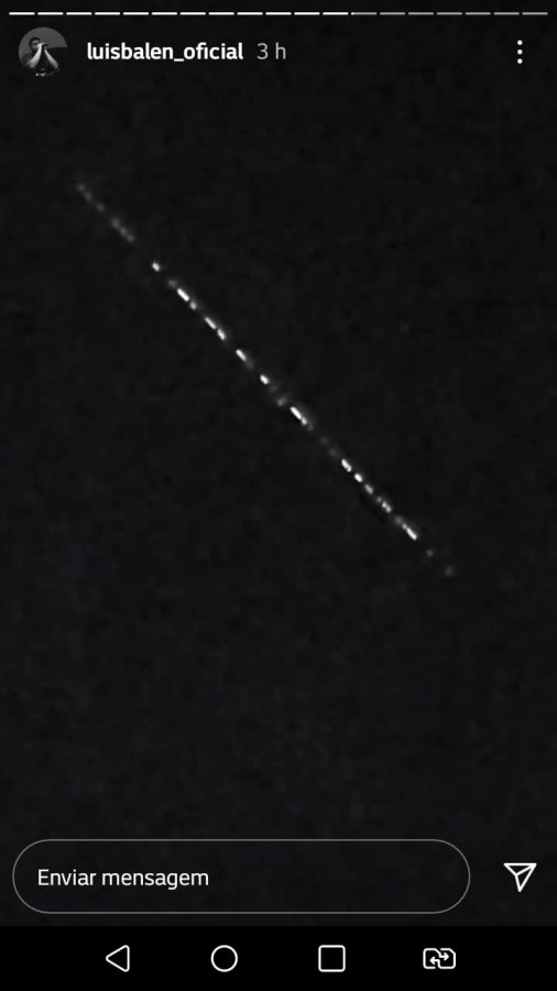 Pontos luminosos no céu causam curiosidade