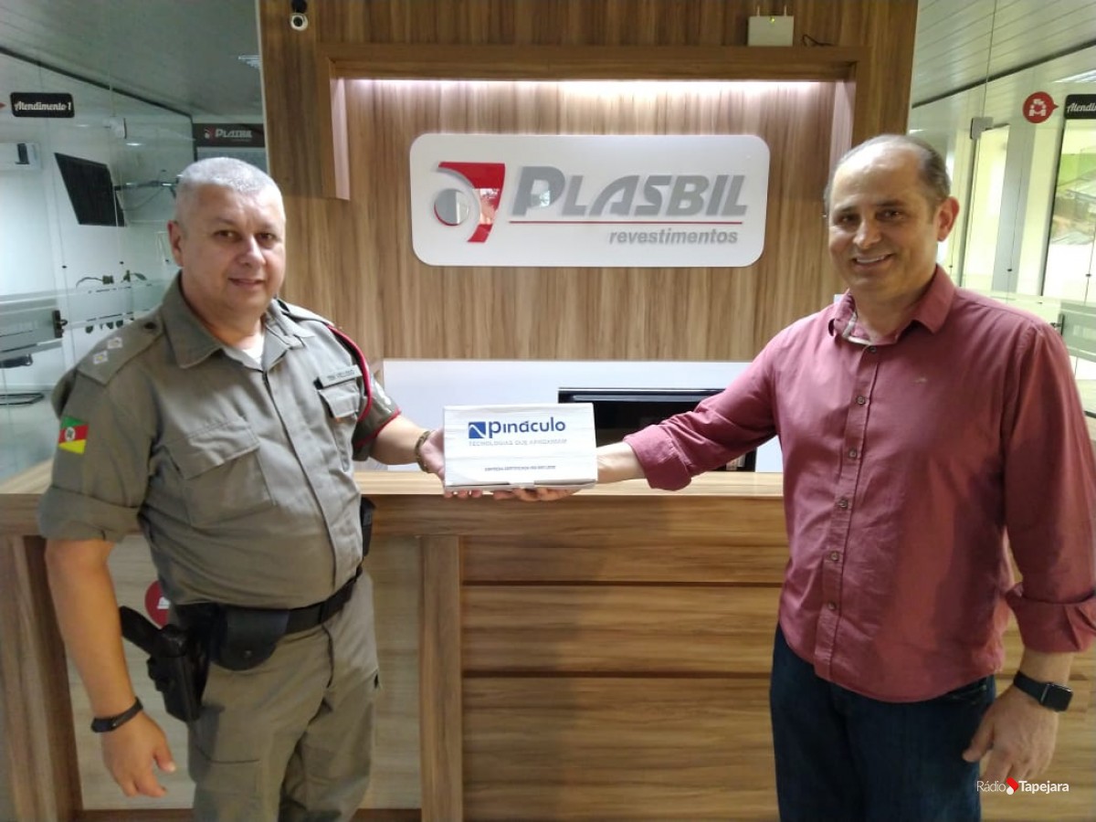 Plasbil doa equipamento para Brigada Militar