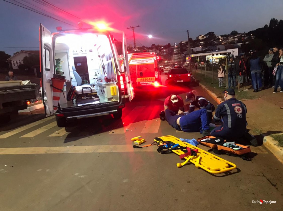 SAMU Tapejara atende mais um grave acidente