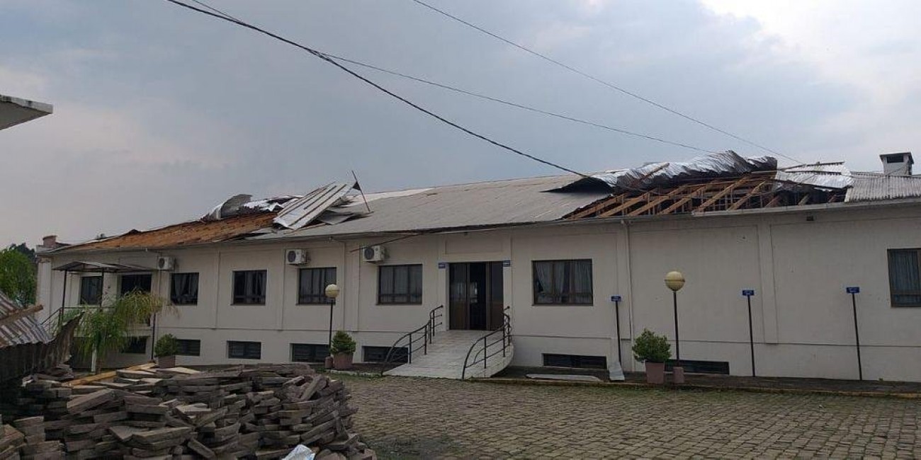 Ao menos seis municípios gaúchos sofreram danos provocados por temporal