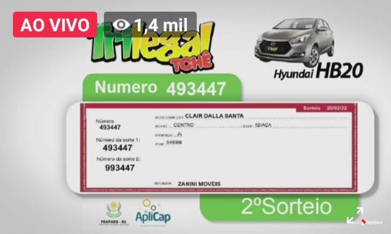 HB 20 do Trilegal Tchê saiu para Ibiaçá