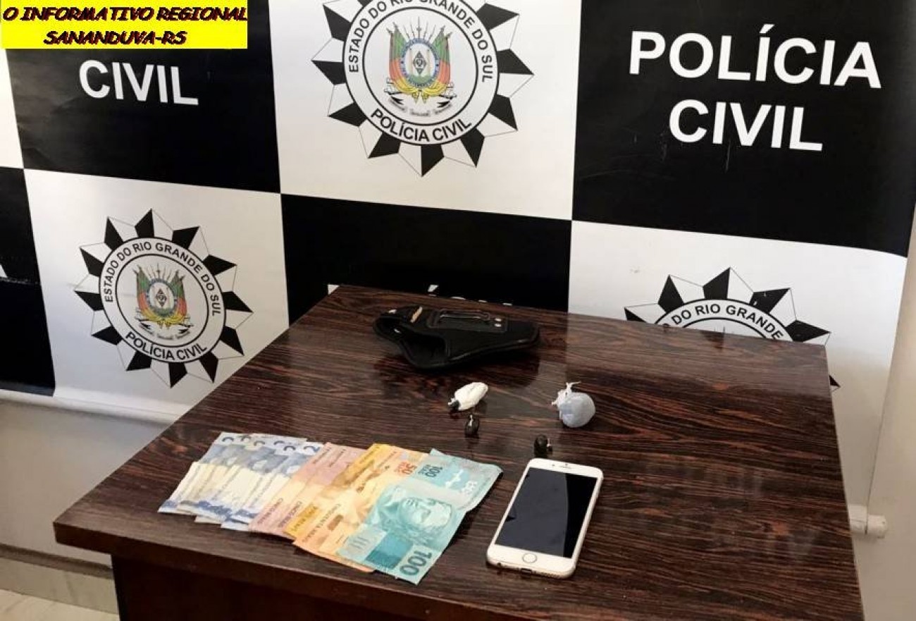 Polícia Civil prende em flagrante indivíduo por tráfico de drogas em Sananduva