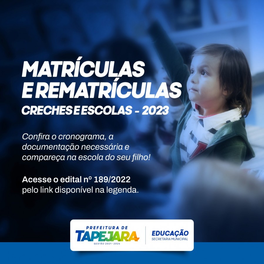 Matrículas E Rematrículas Nas Escolas E Creches Municipais De Tapejara Rádio Tapejara Fm 1015 3263