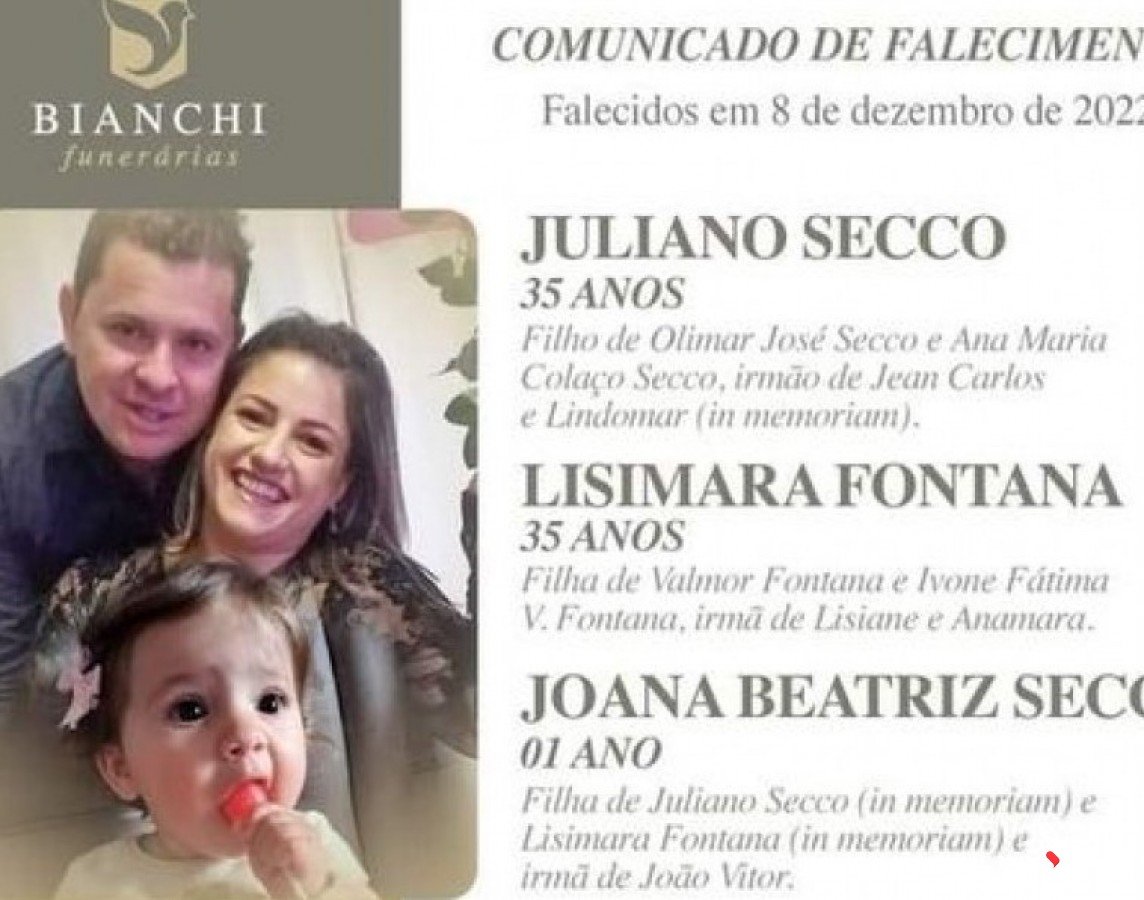 Família agua-santense será sepultada na manhã dessa sexta-feira (9)