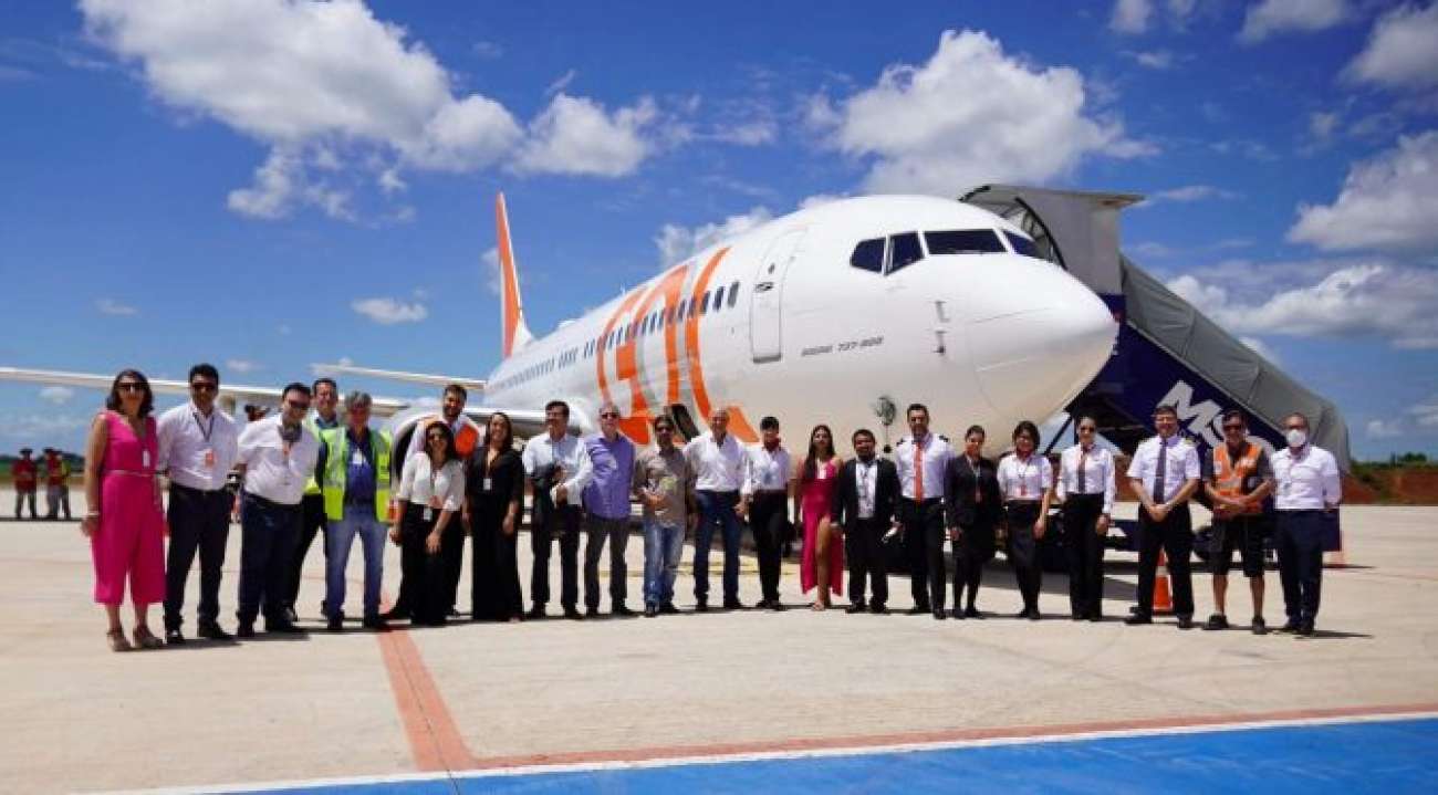 GOL passa a operar em Passo Fundo com sua maior aeronave, o Boeing 737-800
