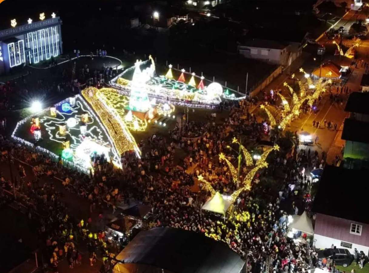 Cacique Doble: após registro de briga na abertura, programação do Natal Luz e Paz é suspensa