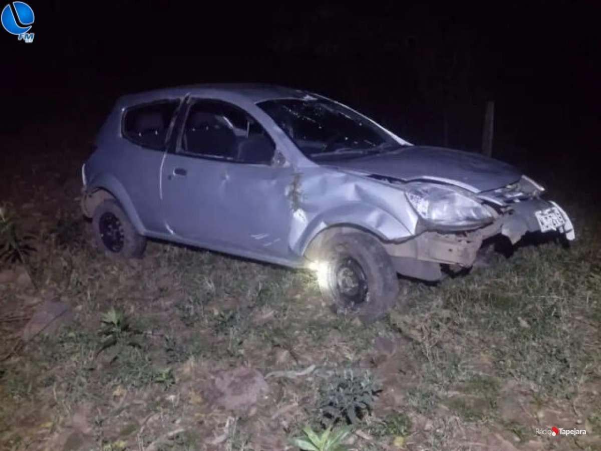 Casal fica ferido em acidente em São João da Urtiga