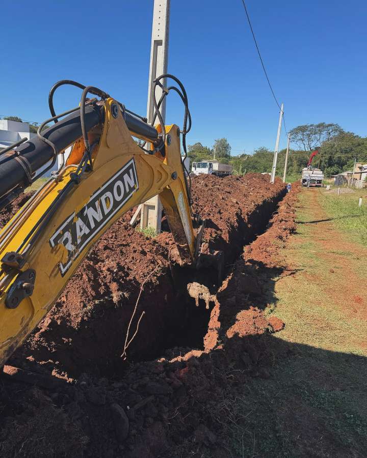 Administração de Ibiaçá inicia infraestrutura para as novas unidades habitacionais