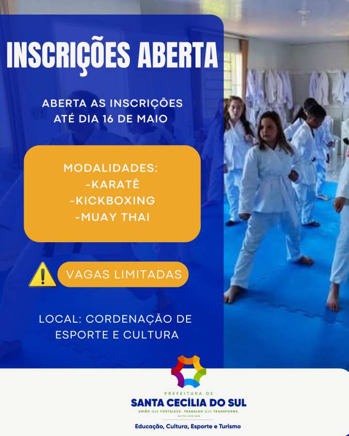 Santa Cecília do Sul oferece aulas de várias modalidades esportivas