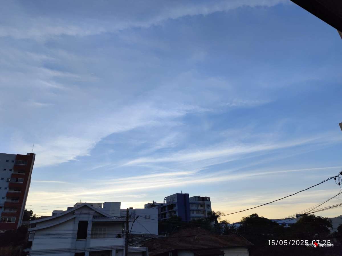 Tapejara tem tempo bom e temperatura alta nesta quinta-feira