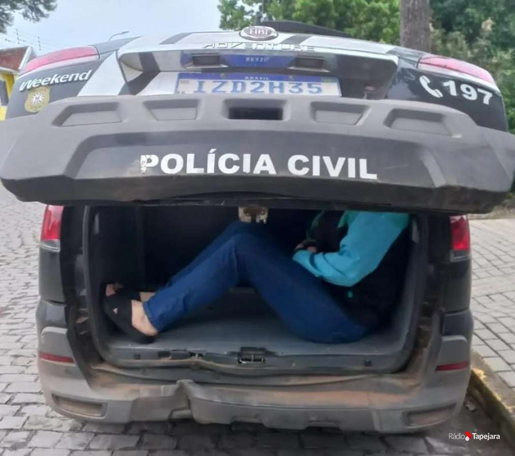 Ação integrada entre Polícia Civil de São Marcos e Tapejara prende mulher foragida por tráfico de drogas