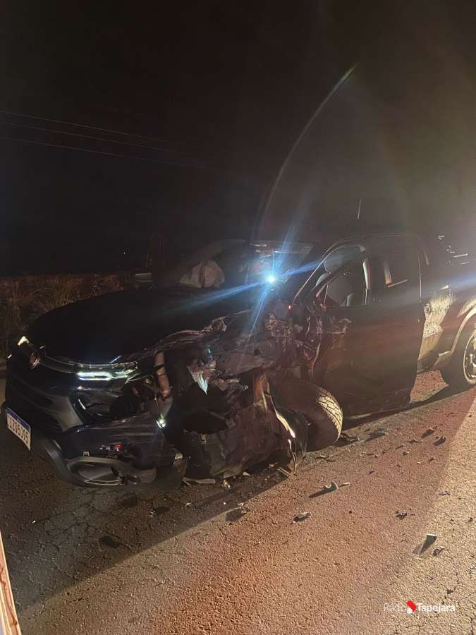 Casal de idosos sofre acidente na ERS-463, entre Tapejara e Vila Lângaro