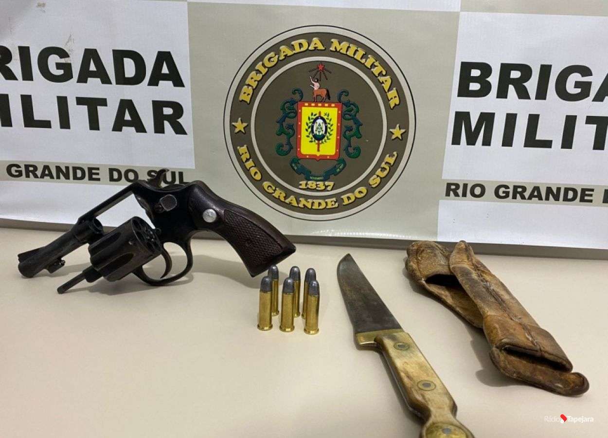 Homem é preso por porte ilegal de arma de fogo no interior de Barracão