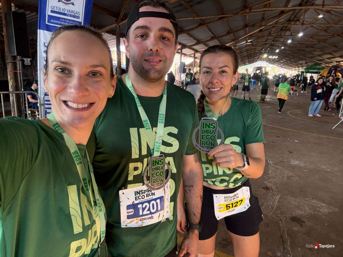 Atletas do Tapejara Run participam do circuito Inspira Eco Run