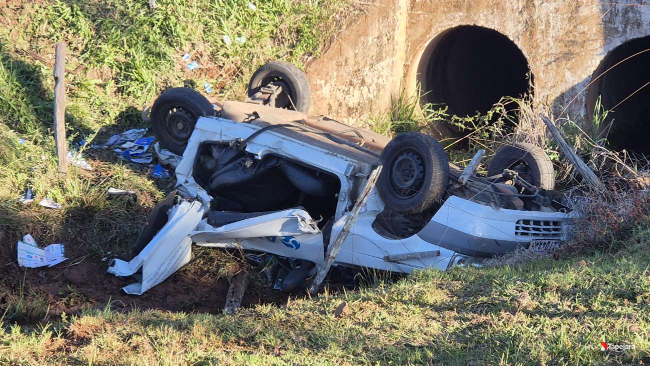 Homem fica ferido em acidente de trânsito na ERS-467, em Tapejara