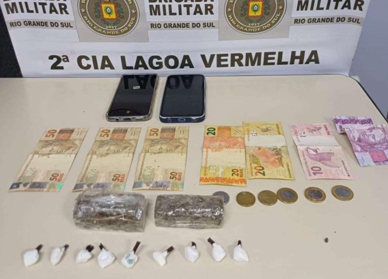 Homem é preso por tráfico de drogas em Lagoa Vermelha