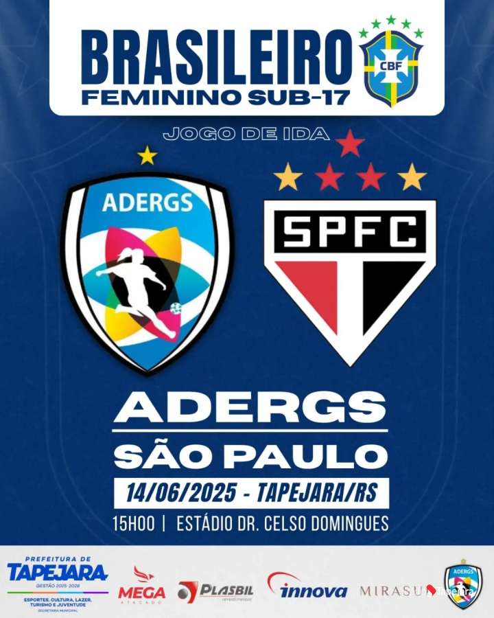 Jogo da ADERGS terá sorteio de 10 bolas e uma bicicleta para o público presente