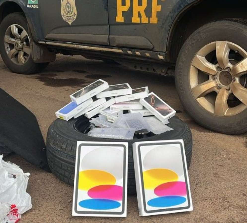 Homem é preso com quase 20 iPhones importados ilegalmente, em Sarandi