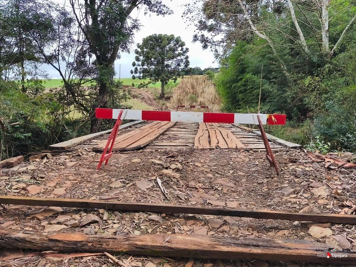 Ponte de Santa Barbara está temporariamente interditada, afirma Prefeitura de Ibiaçá