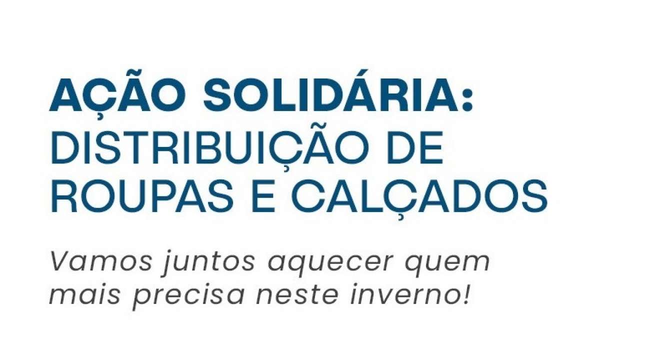 Coxilha realiza distribuição de roupas e calçados
