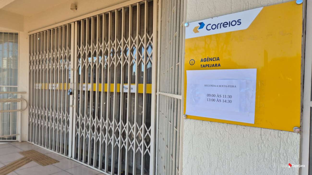 Agência dos correios de Tapejara está com horário reduzido de atendimento