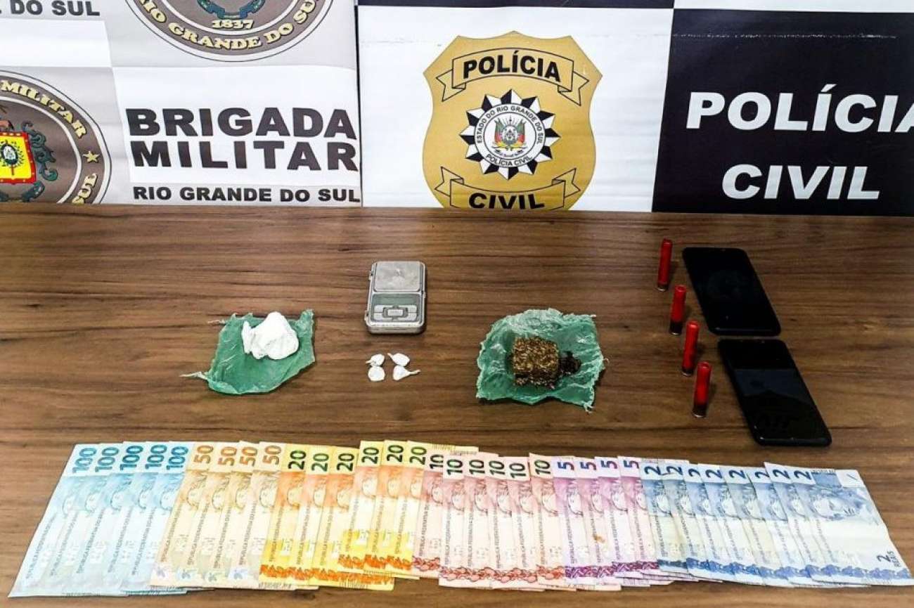 Ciríaco: homem é preso por tráfico de drogas, posse de munição e maus tratos a animais