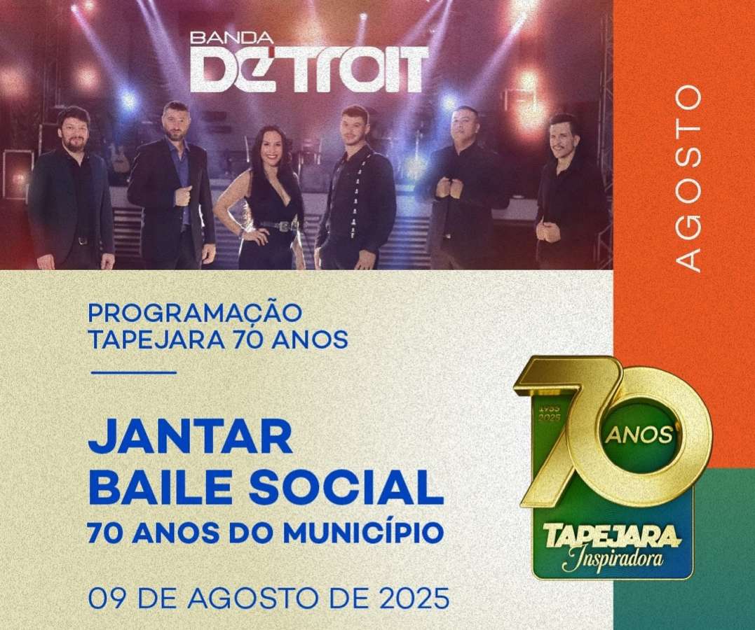 Tapejara realiza Baile dos 70 anos do município
