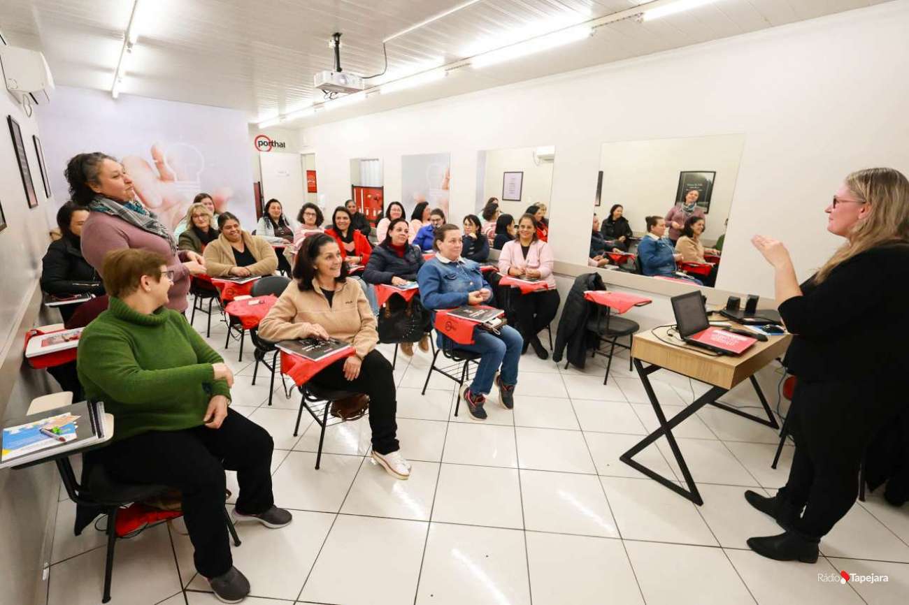 Aulas do curso de cuidador de idosos de Tapejara começaram na semana passada