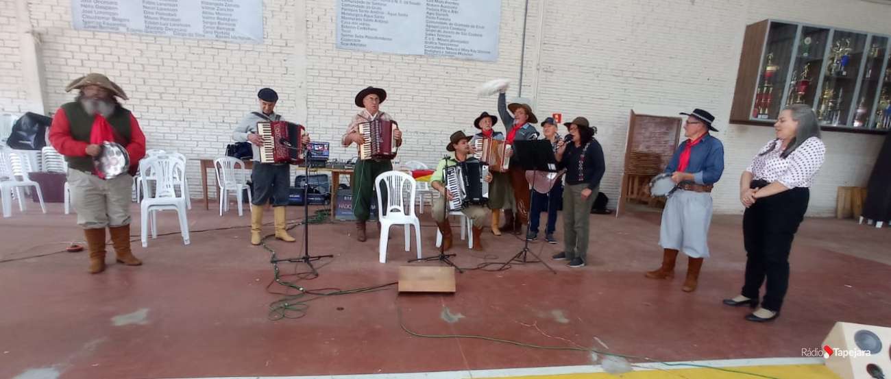 Rádio Tapejara esteve na comunidade de São Caetano - Água Santa
