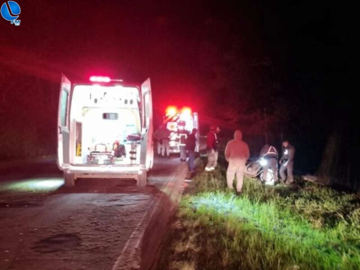 Motociclista é preso após acidente na RS-324, em Casca