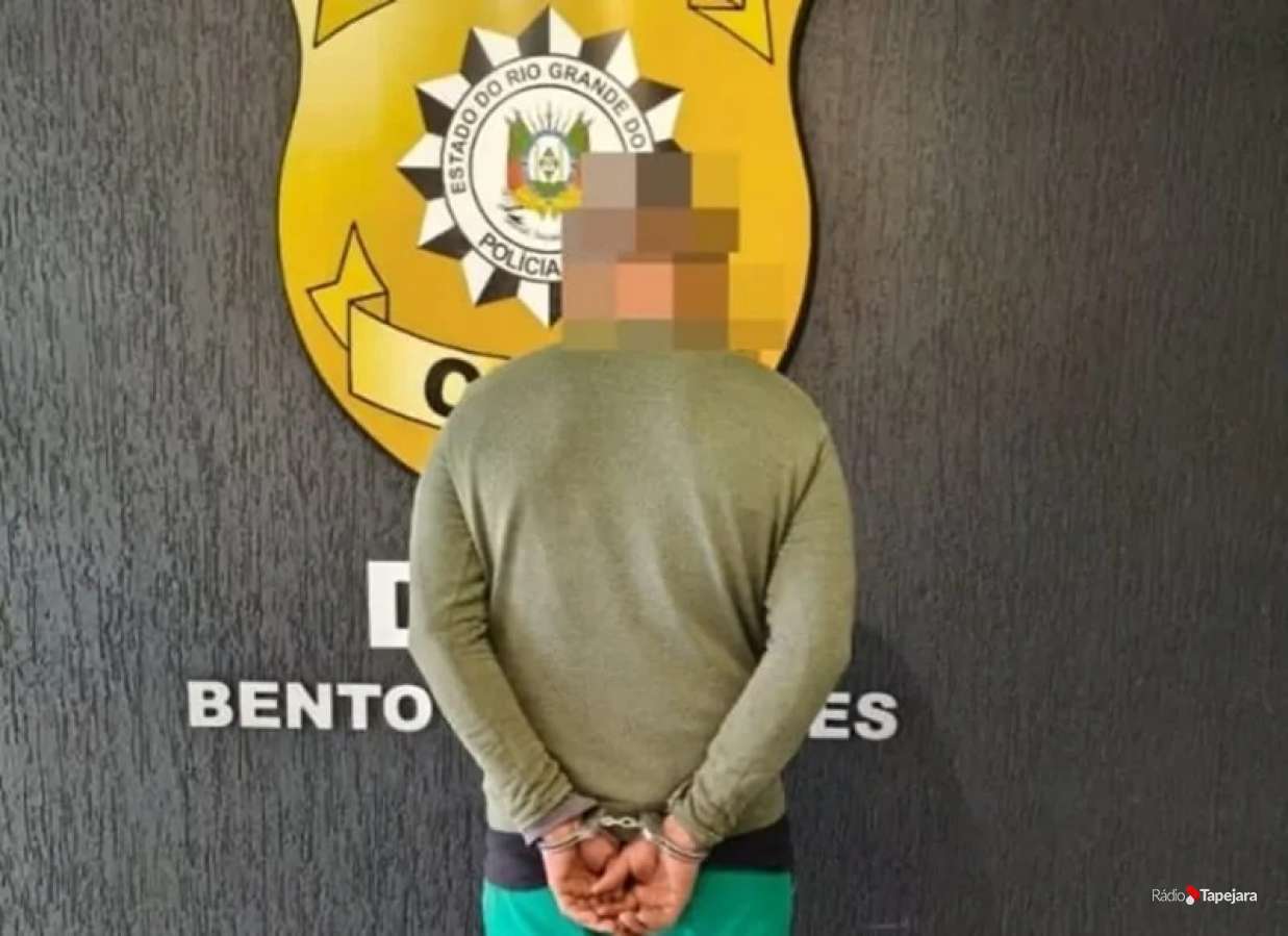 Homem é preso suspeito de abusar da própria filha, em Bento Gonçalves