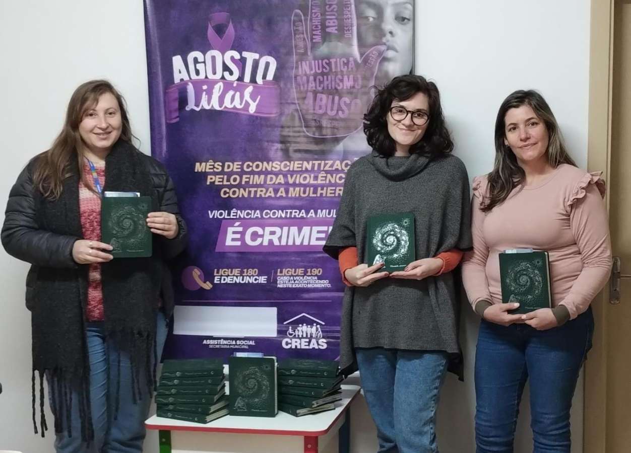 CREAS de Tapejara realiza oficina do Agosto Lilás e orienta sobre direitos das mulheres