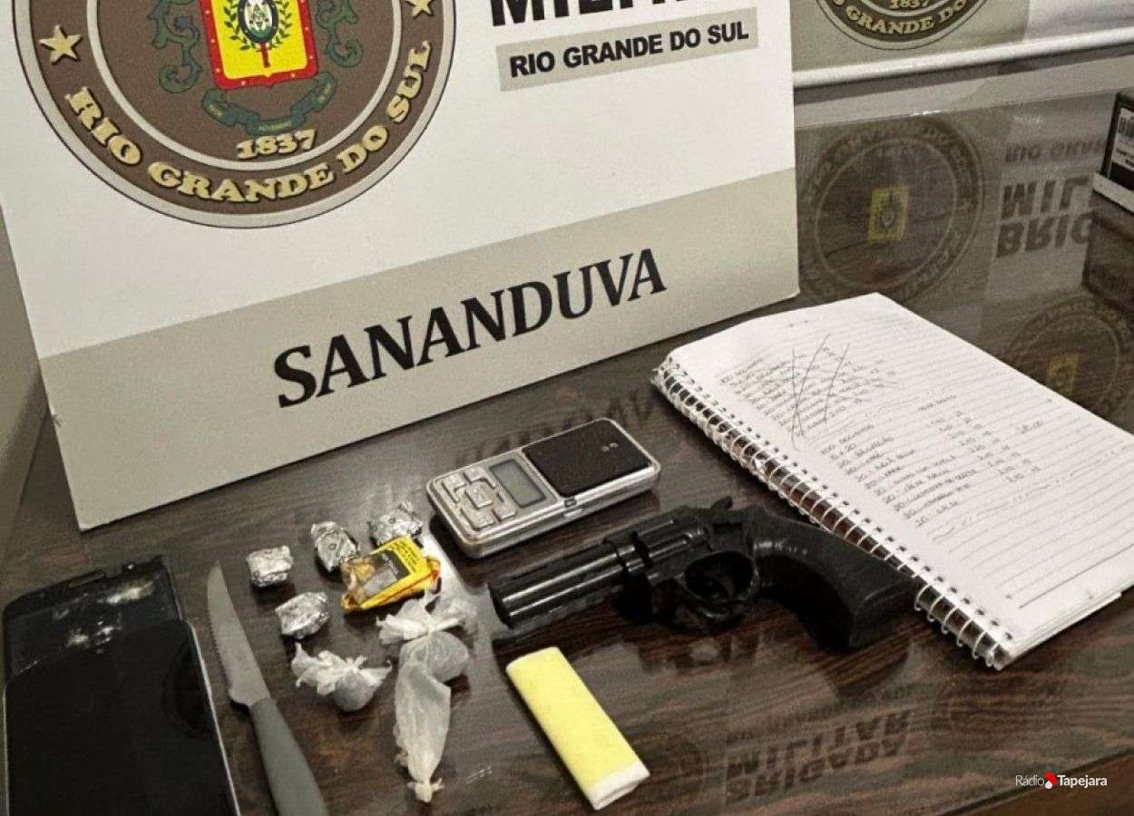 Homem é preso por tráfico de drogas, em Sananduva