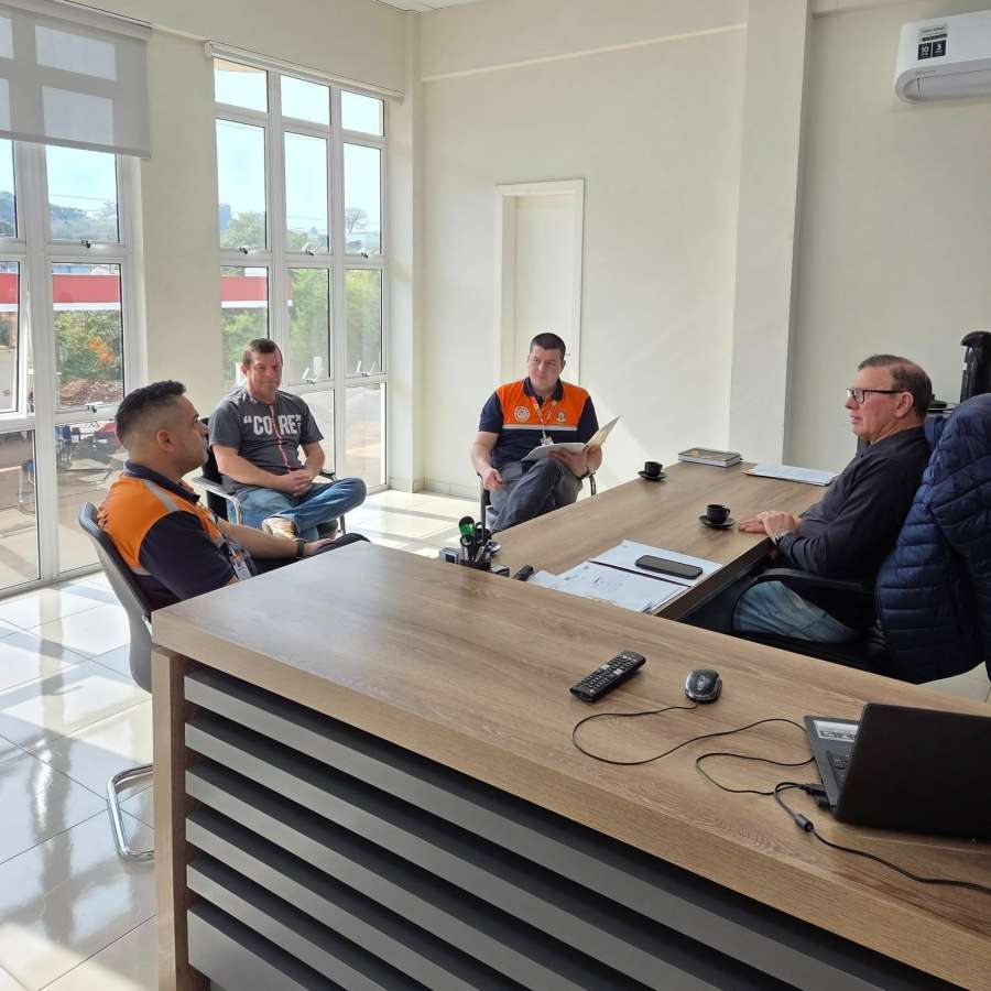 Vila Lângaro recebe visita técnica da Coordenadoria Regional da Defesa Civil