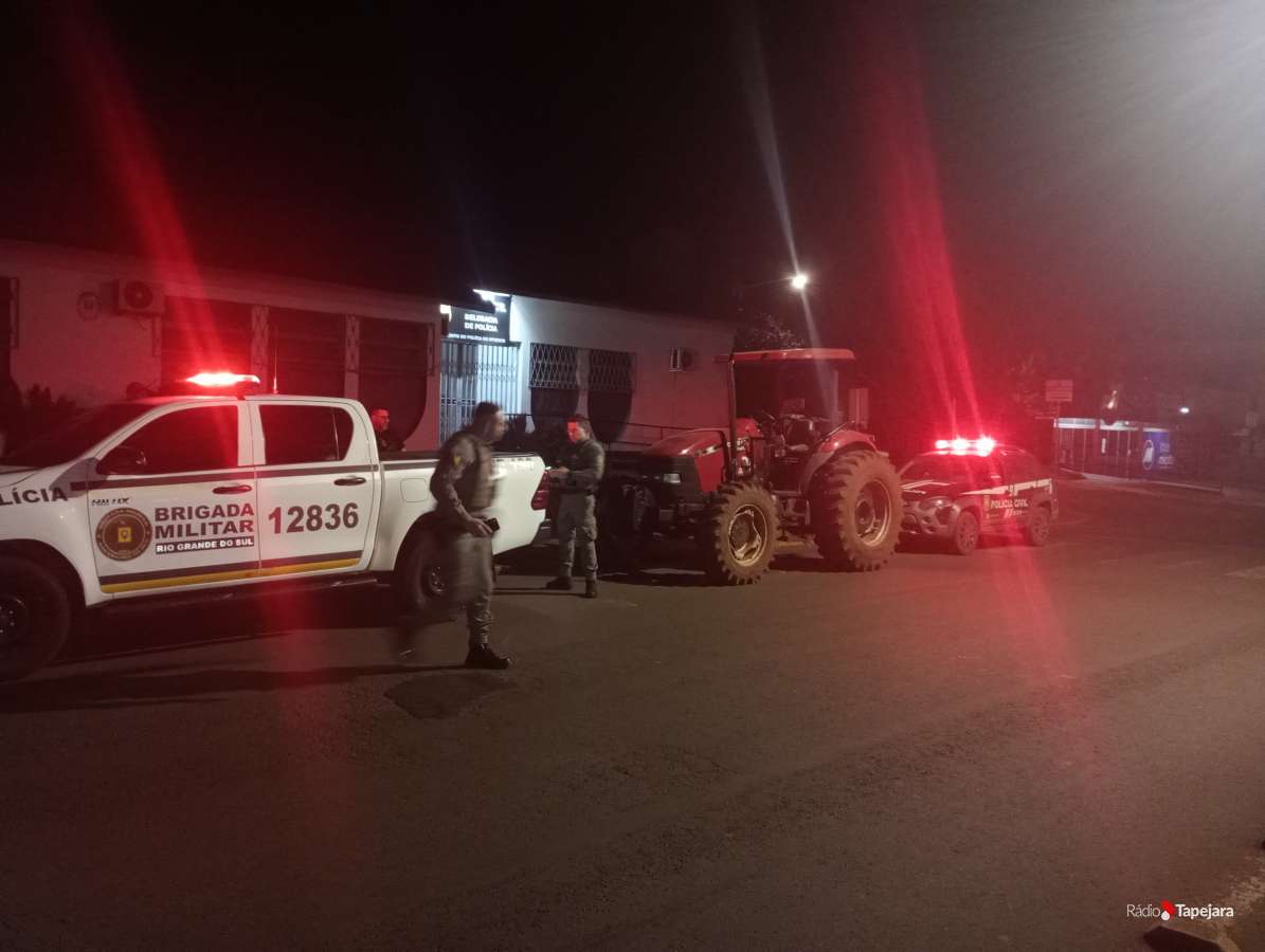 Trator furtado em Santa Cecília do Sul é recuperado pela polícia