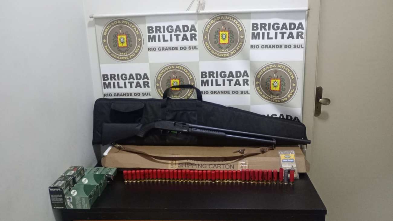 Homem é preso por violência doméstica e posse ilegal de arma de fogo no interior de Sertão