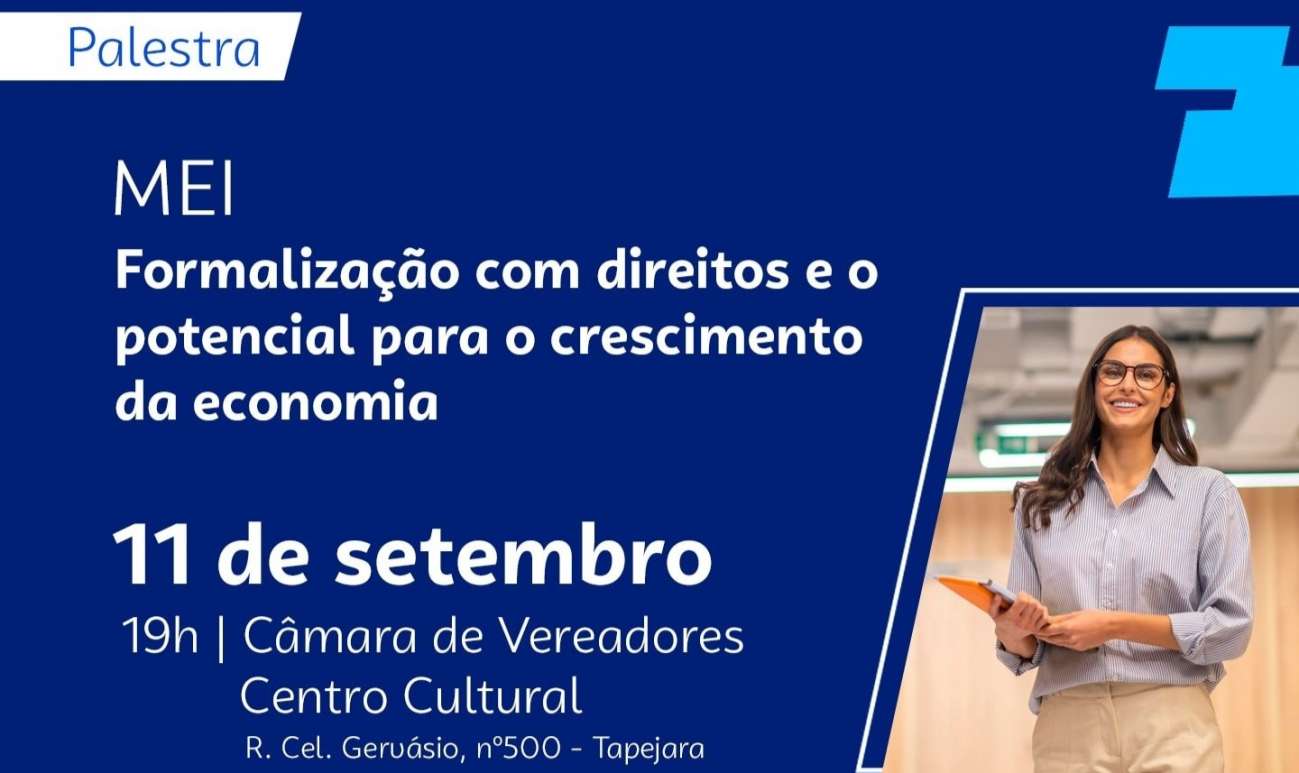 Palestra vai abordar formalização de profissionais que atuam como MEI, em Tapejara