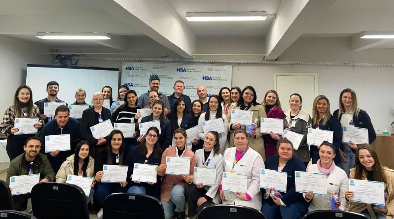 Hospital de Tapejara realiza entrega de certificados do programa Ser Líder