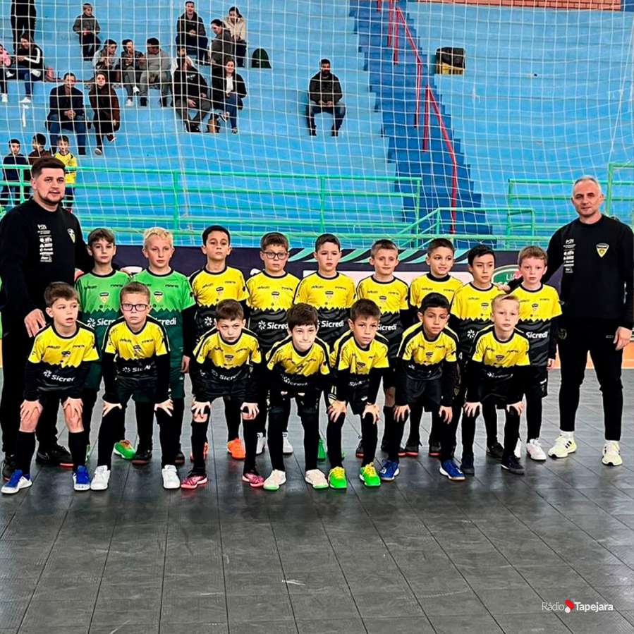 Categoria Sub-13 do Tapejara Futsal recebe o Real Itaqui para disputa da Liga Gaúcha de Futsal