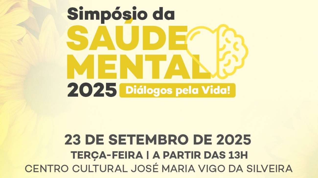 Setembro amarelo: Prefeitura promove Simpósio da Saúde Mental, em Tapejara