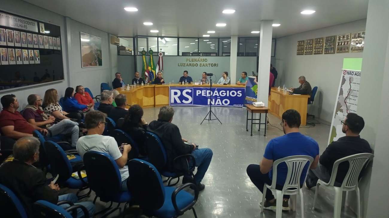 Coxilha sedia Audiência Pública contra aumento de Pedágios