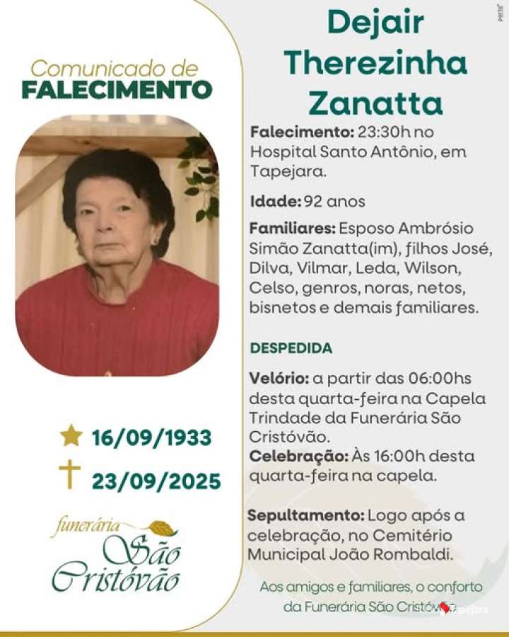 Dejair Terezinha Zanatta